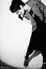 高清组图：小宋佳全新个性大片 演绎摇滚复古风