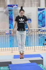 组图：《水立方》素颜王丽坤将亮相双人跳