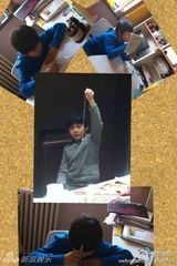 组图：那英儿子萌照曝光 学习老爸高峰爱踢足球