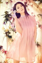 组图：李湘繁花写真秀瘦身成果 确认调入深圳台