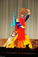 组图：连奕名将义演全出京剧 花脸经典国粹风