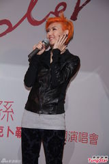 组图：孙燕姿橙发亮眼披黄金甲 许美静助阵