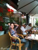 高清图：江一燕新片拍摄正酣 赞德国剧组生活