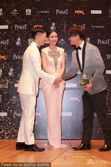 组图：张家辉Baby获最佳衣着 吐槽根本走不动路