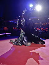 组图：兰伯特维也纳献唱 孔雀装妖娆异域风情