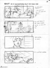 高清图：《大海啸之鲨口逃生》手绘剧本曝光