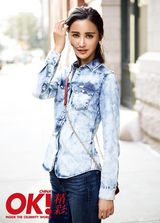 组图：张歆艺登《OK》封面 二姐纽约潮流时尚