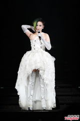 组图：汤宝如红磡体育馆开唱众星捧场