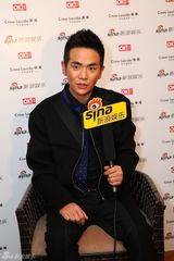 组图：新浪娱乐明星街拍盛典对话张晓龙