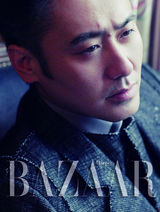 高清组图：吴秀波拍芭莎大片 人到中年展文艺范儿 