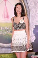 组图：20位候选港姐首晤传媒 佳丽现场展风姿