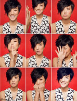 组图：王珞丹时尚写真自信迷人 显清新俏皮气质