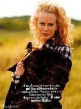 组图：妮可-基德曼登意大利版《名利场》封面