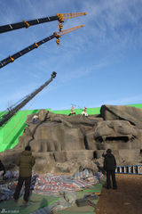 高清图：周杰伦赵文卓“最炫”万佛崖切磋武艺