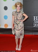 组图：2013全英音乐奖女星红毯竞艳