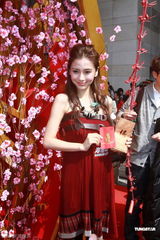 Angelababy熊抱财神爷 丁子高叹杨千嬅无暇造人(图)