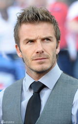 高清图：贝克汉姆现身球场 助阵英格兰德国之战