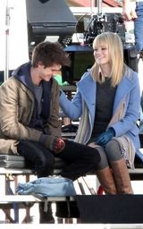 高清组图：新《蜘蛛侠》热拍 新英雄热吻小爱人