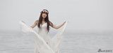 组图：马苏海边写真曝光 高雅变身“海的女儿”