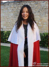 组图：赵薇在法国获红酒协会骑士勋章