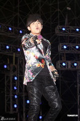 组图：林志玲献唱台北花博会 SHE与周杰伦接力开唱