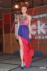 组图：杨千嬅撑场叱咤记者会 多对绯闻情侣同台