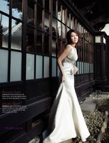 高清组图：韩星李智雅雪地婚纱写真 异域风情唯美