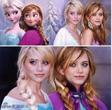 组图：各国粉丝神COS冰雪奇缘 YY姐妹百合情