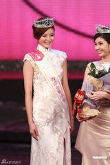 组图：14号朱希敏斩获亚军 张秀文为其颁发头冠