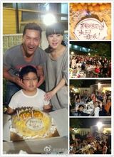 组图：吕良伟妻儿近照曝光 爱子可爱似红人小胖