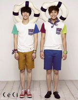 高清图：帝国之子林时完金桐俊海军风俏皮写真