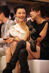 高清图：车晓出席ELLE风尚展 素雅亮相气质出众