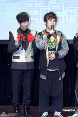 幻灯图：青鸟飞鱼出道一周年 周笔畅胡歌捧场祝贺 