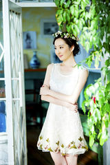 组图：程媛媛森女大片如临仙境