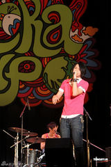 组图：丁当强辩乐团献唱巨蛋花博音乐祭 