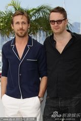 高清图：《亡命驾驶》发布会 高斯林潮范“睡衣”