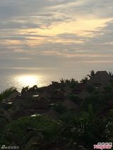 组图：杨幂巴厘岛婚礼场地直击 保安严密显奢华