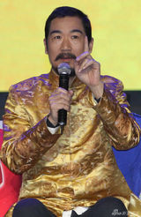 组图：古天乐罗志祥张韶涵出席活动分享回家故事