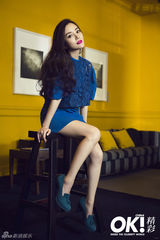 组图：辣妈李小璐《OK》首秀身材火辣依旧