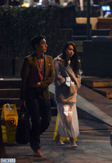 组图：伊能静与经纪人晚餐情绪低 传与秦昊情淡