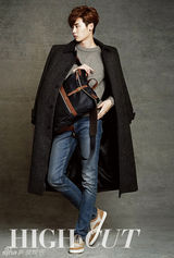 组图：李钟硕时尚写真尽展冬季暖男气息