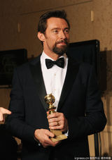 组图：休-杰克曼获电影最佳音乐/喜剧片男主角