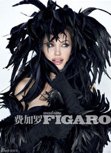 高清图：安吉丽娜-朱莉霸气登《费加罗》4月号