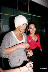 幻灯图：林峰为演唱会紧张排舞 与徐子珊大跳辣舞