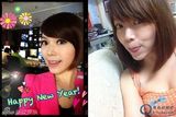 组图：清纯VS惊悚？ 台湾美女主播曝素颜照