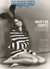 组图：英国美女谢尔丽-崔迪性感写真秀美腿纹身