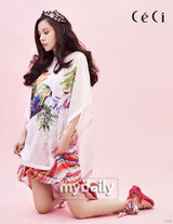 组图：韩星闵孝琳清凉夏装写真 清秀简约宛若仙子