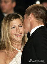 组图：盘点安妮斯顿与前夫皮特昔日甜蜜瞬间