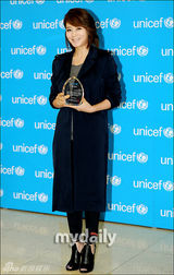 组图：韩星金惠秀任Unicef韩国委员会特别代表