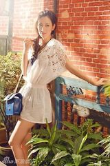 组图：张萌邂逅秘密花园 女王变身民国千金